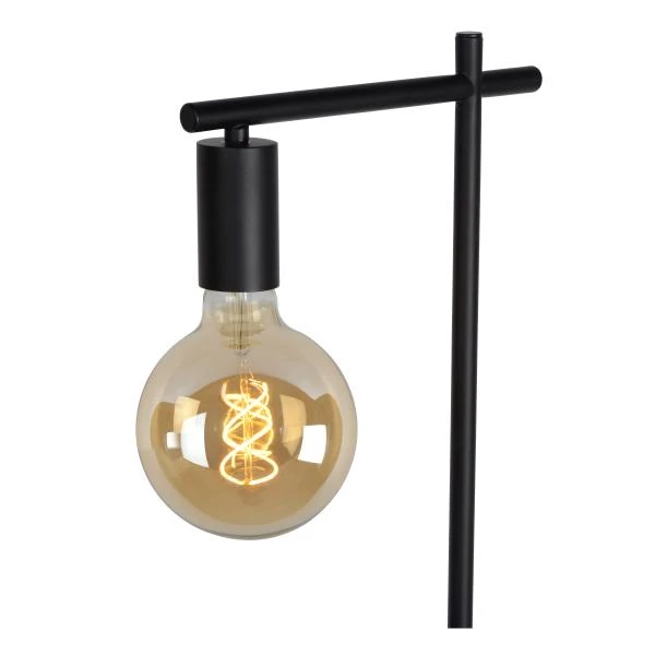 Lucide LEANNE - Floor lamp - 1xE27 - Black - detail 2